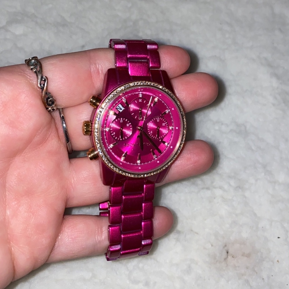 Pink Michael Kor’s Watch